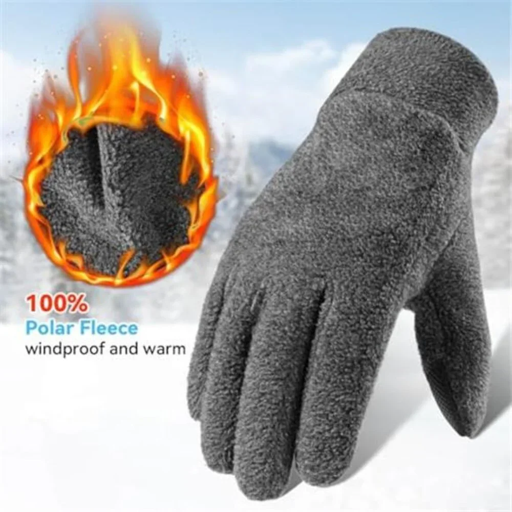 Unisex Winter Gloves Touchscreen Thermal Polar Fleece Warm Glove